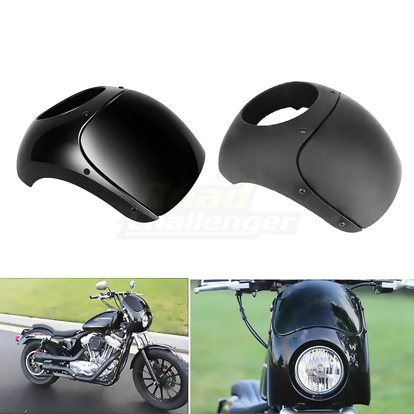 Для Harley Sportster XL 883 Dyna Street Glide мотоцикл Burly Outlaw 5 3/4 &quotфара обтекатель лобового стекла