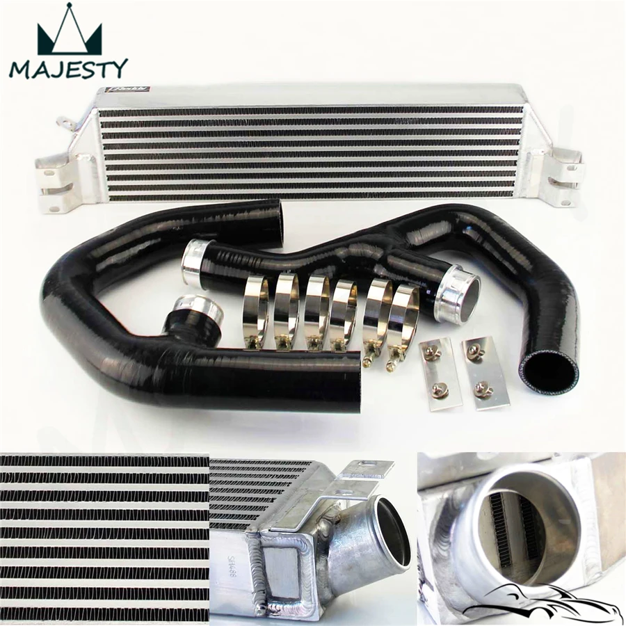 Комплект турбоохладителя для Volkswagen VW GOLF MK5 MK6 GTI FSI JETTA 2 0 T черный|intercooler kit|twin