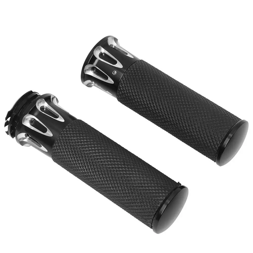 1,2" мотоциклетные резиновые рукоятки «Грипсы» CNC руль для Harley Sportster 883 1200 XL XR Softail Touring Dyna VRSC руль
