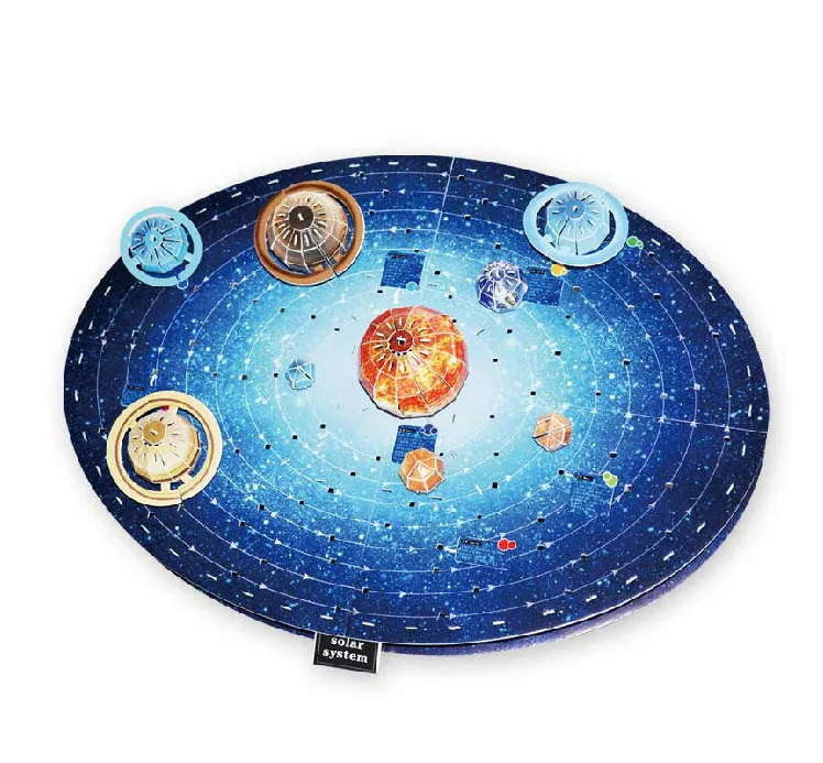 Three-dimensional Puzzle Globe Planet 3D Paper Model Assembled Children's DIY Handmade Creative Toys | Игрушки и хобби