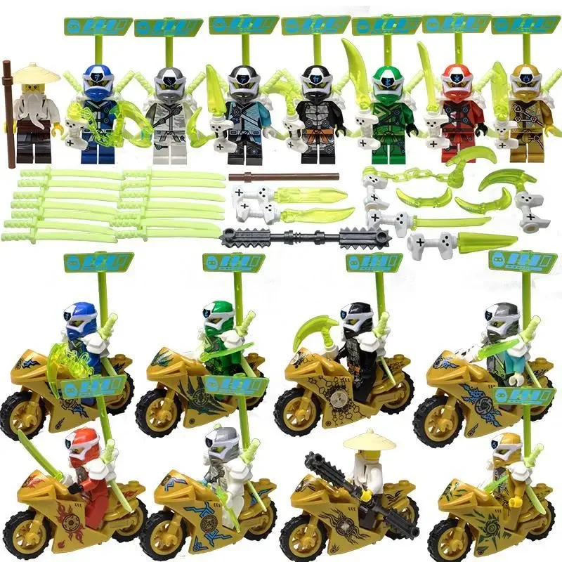 

Mystery Boxes 3 Motorcycle+3 Dolls.There is No Duplication.Children's Educational Toys.Small particle building block