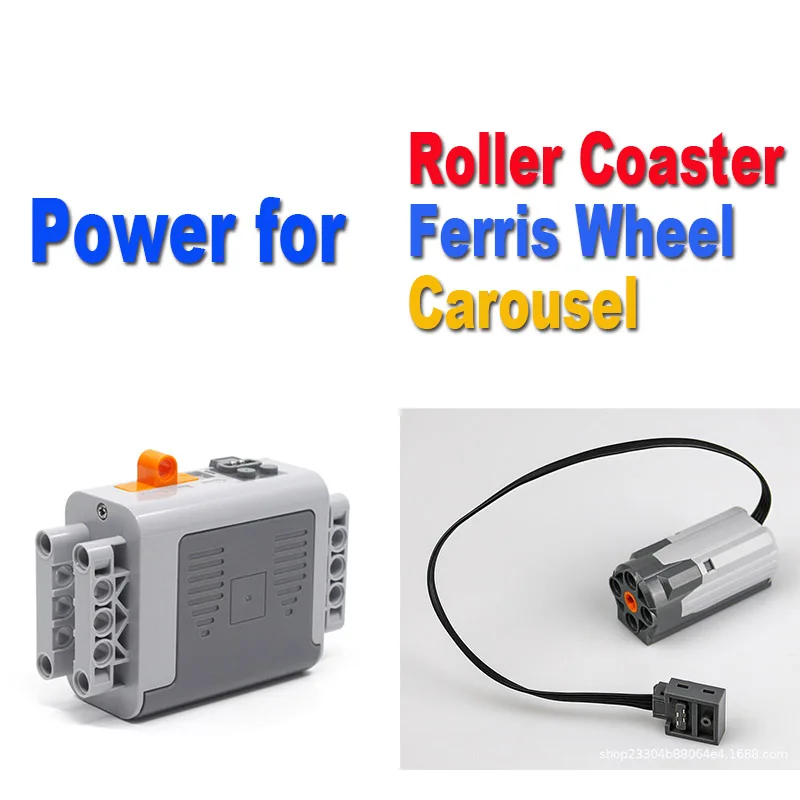Конструктор MOC Motor 8881 + 8883 подходит для моделей 10257 10247 10261 американских горков
