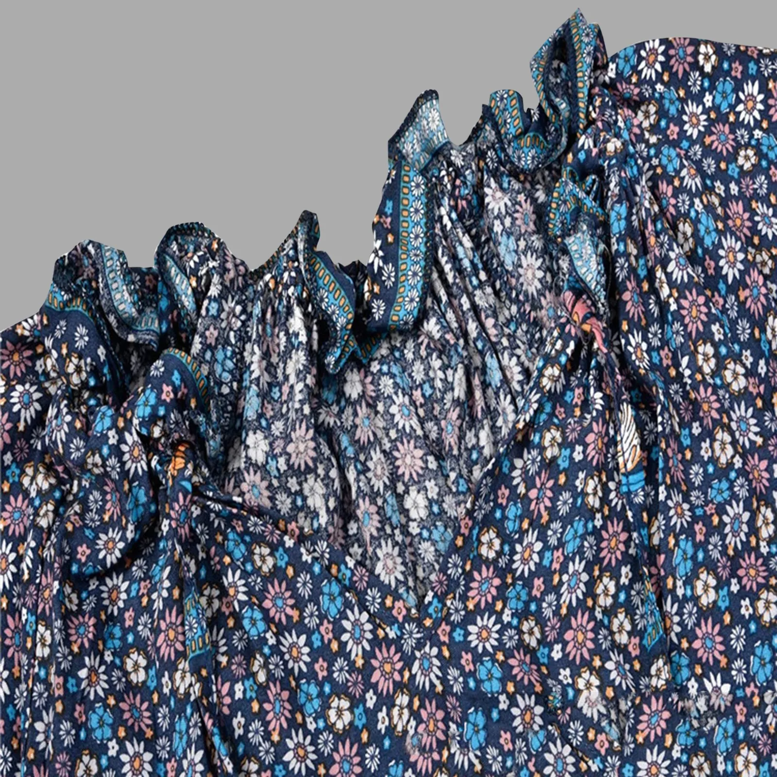 

2021 New Dress For Women Summer Beach Mini Dress Casual Three Quarter Sleeve Ladies Loose V-neck Dresses Vestido De Mujer