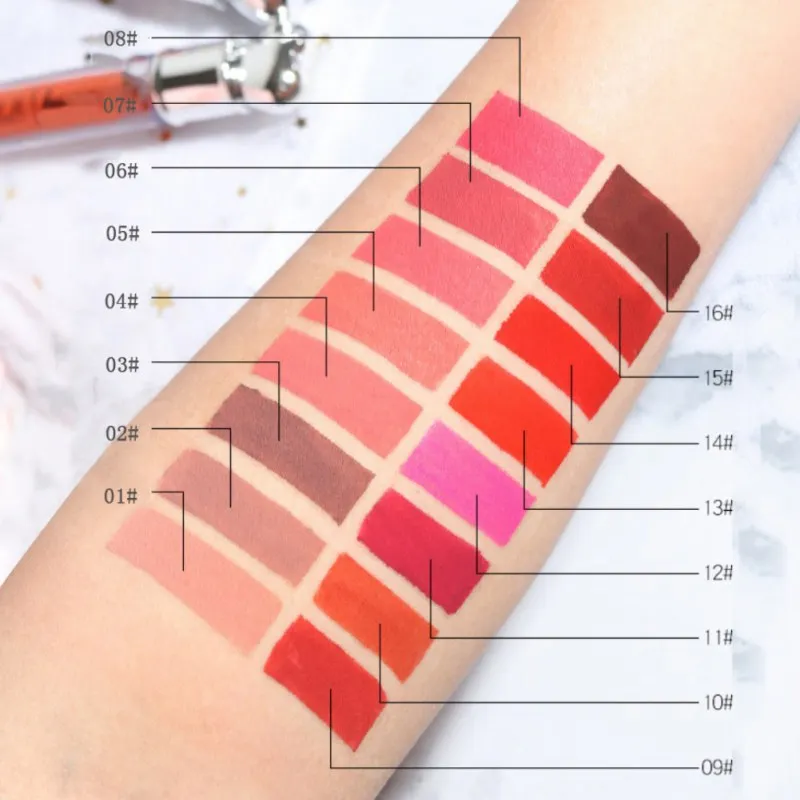 Матовый блеск для губ стойкий Водостойкий тинт жидкая помада сексуальные