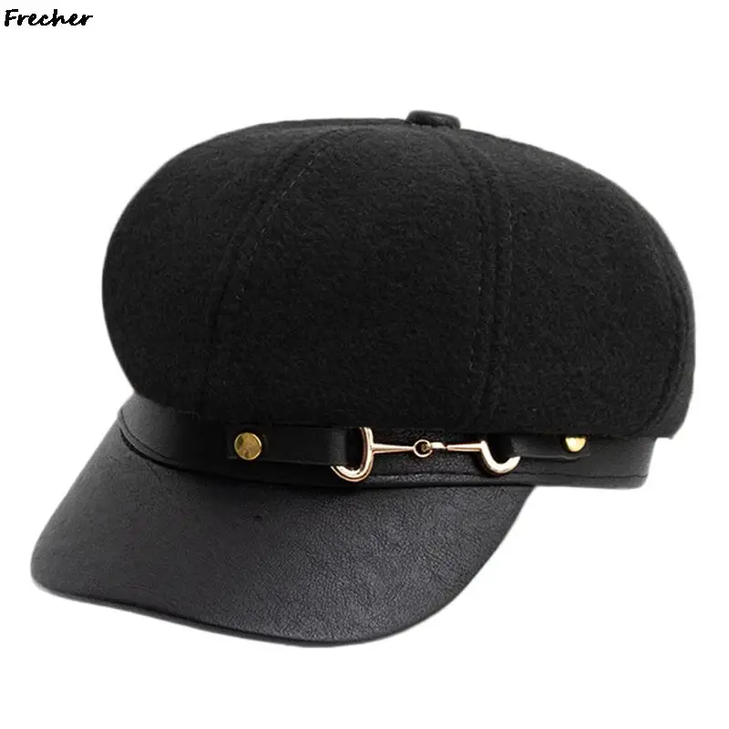 Модная женская и мужская военная шапка демисезонные матросские шапки черные