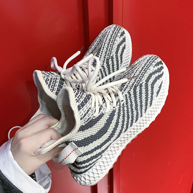 Дизайнерская обувь Kanye 350 женские кроссовки ADV роскошные вязаные зимние с