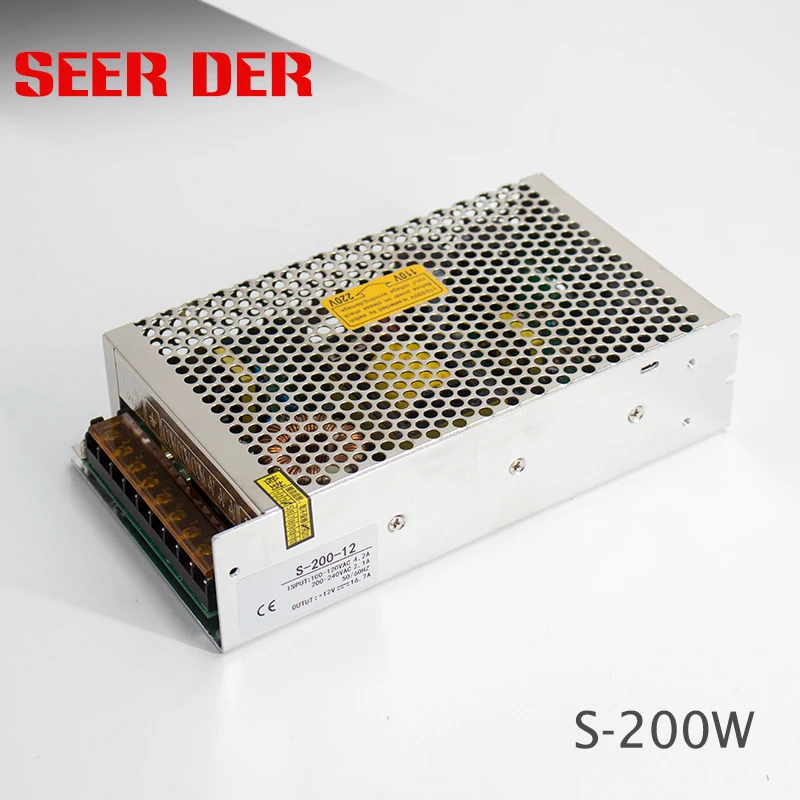 S 200 24 выход DC24V 8.3A источник питания Вт неводонепроницаемый режим переключения