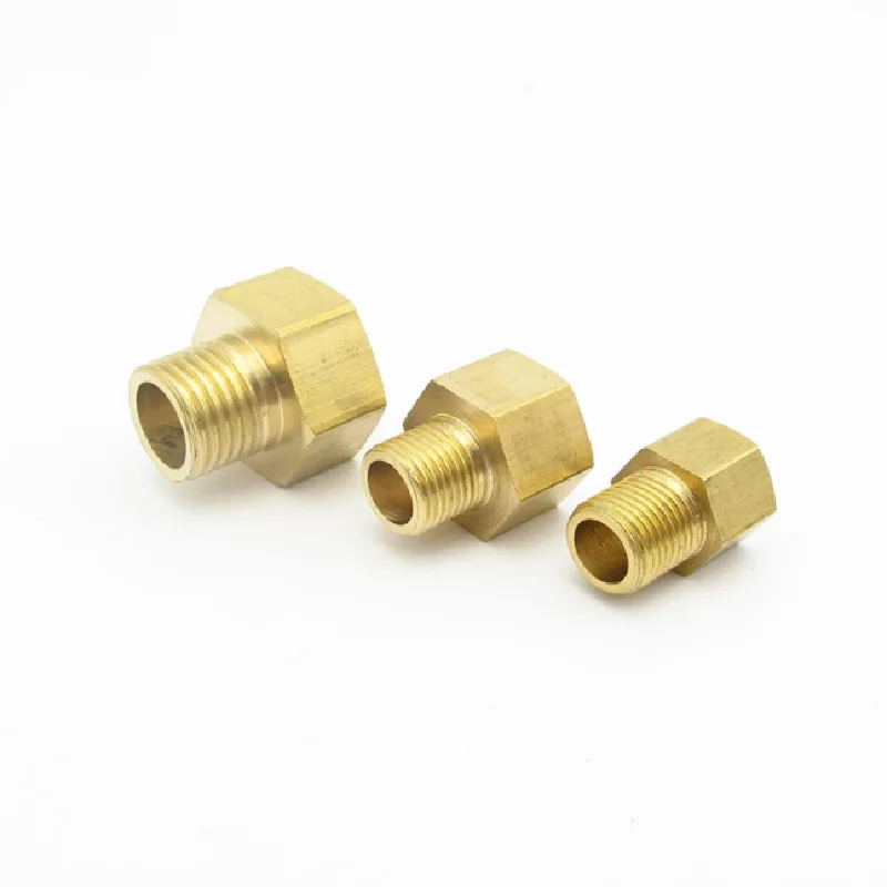 

M10 M14 M16 M20 Metric Female To Male Thread Brass Pipe Fitting Adapter Coupler Connector For Fuel Gas Water