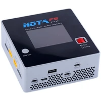 hota f6 quad channel smart charger 1000w 415a for lipo liion nimh battery with type c iphone samsung charging