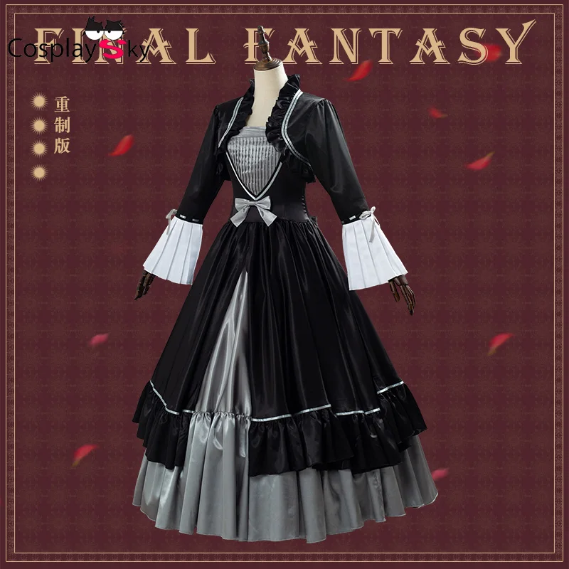 Аниме! Платье для вечерние последней фантазии 7 ремейк облачные войны элегантная