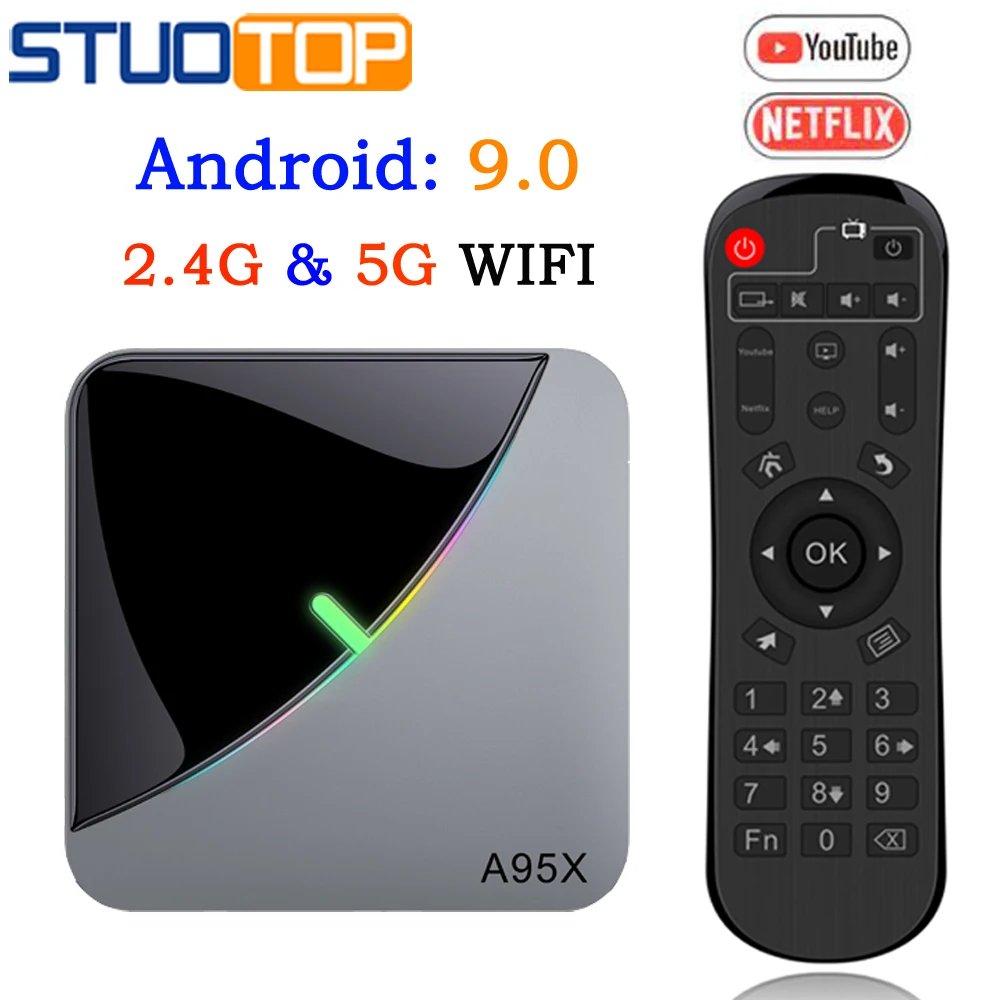 A95x F3Air Смарт ТВ приставка Android 9,0 ТВ приставка S905 x3 4G 64G 8 k четырехъядерный телеприставка медиаплеер Поддержка IP tv PK X96 MAX HK1MAX