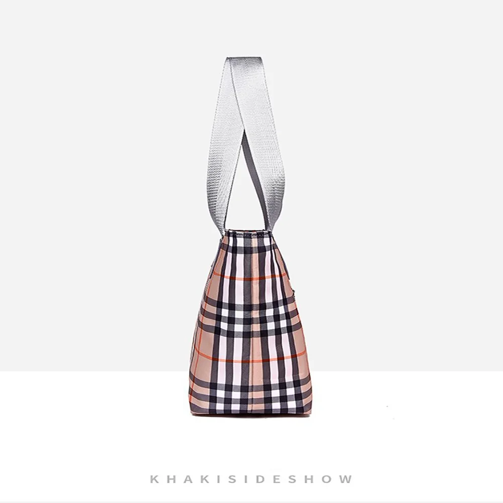 JOIN TOP Новые сумки Модные женские клетчатые через плечо большая емкость Мумия Tote |