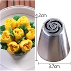 Русский тюльпан глазурь трубопроводная насадка из нержавеющей стали лепесток торта Крем для декорации торта DIY инструмент для выпечки торта розы цветок