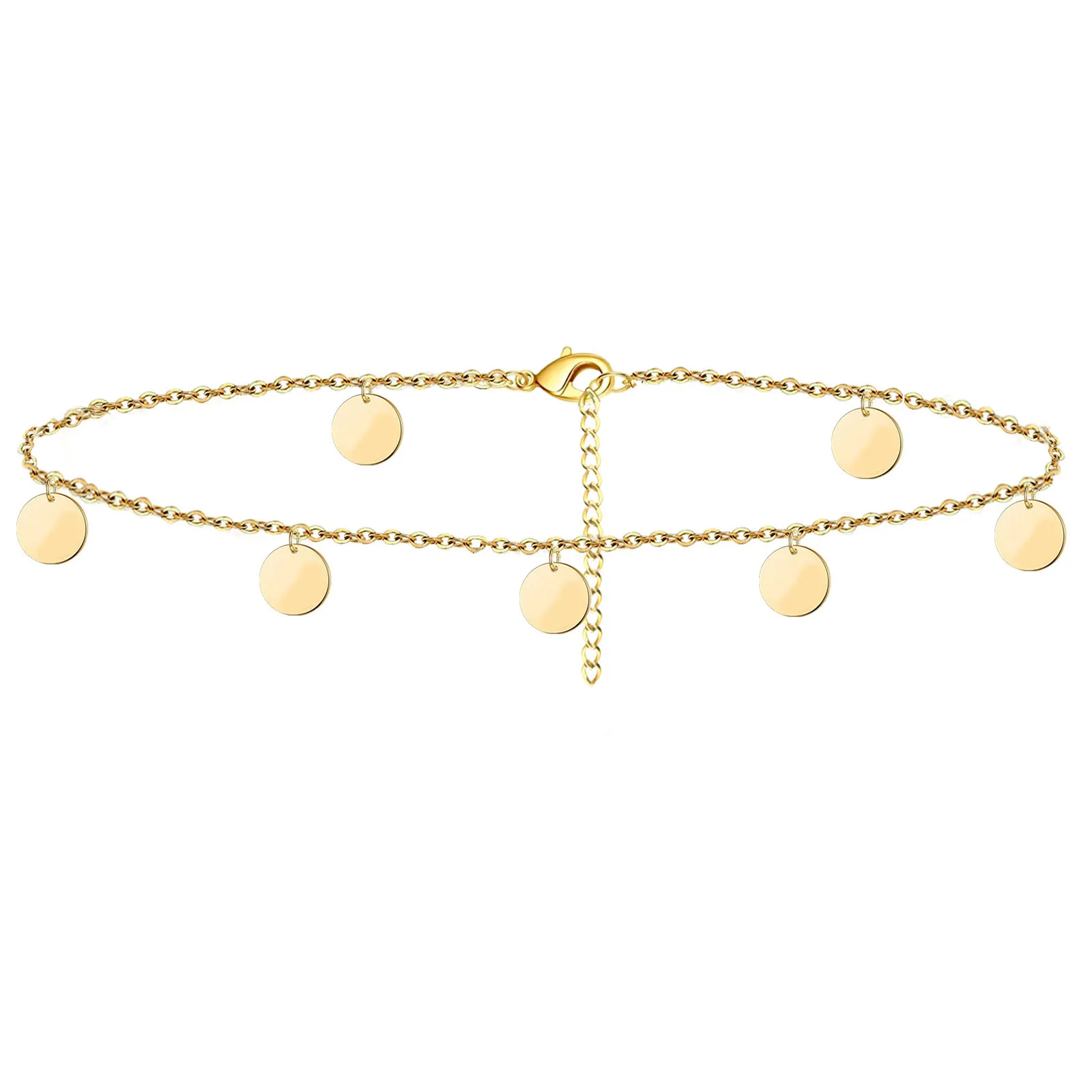 Браслет на ногу женский с сердечками украшение в виде искусственного слона