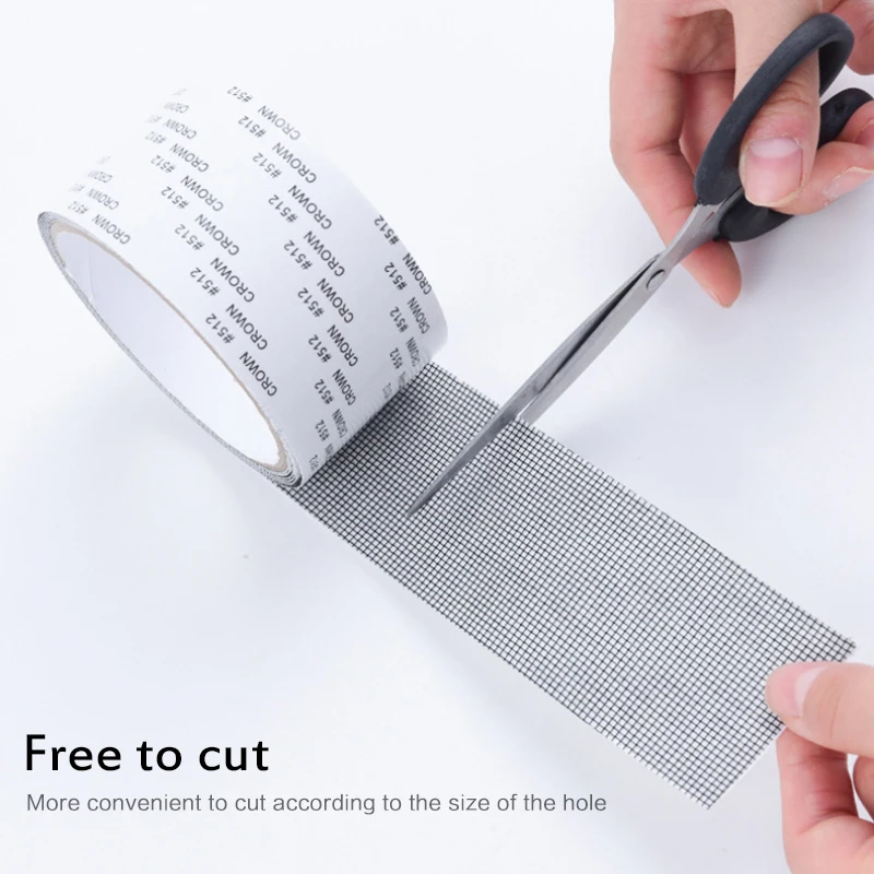 

Anti-mosquito Mesh Sticky Wires Patch Repair Tape Stickers Mesh Window Screen Practical Repair Broken Hole Practical Fix Net