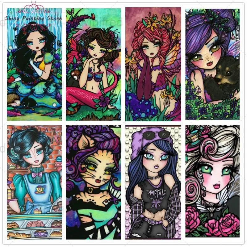 

Алмазная картина 5D «сделай сам» с квадратными и круглыми стразами