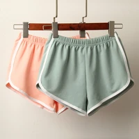 sports shorts female summer 2021 fashion streamline cotton three minutes of pants new han edition beach shorts