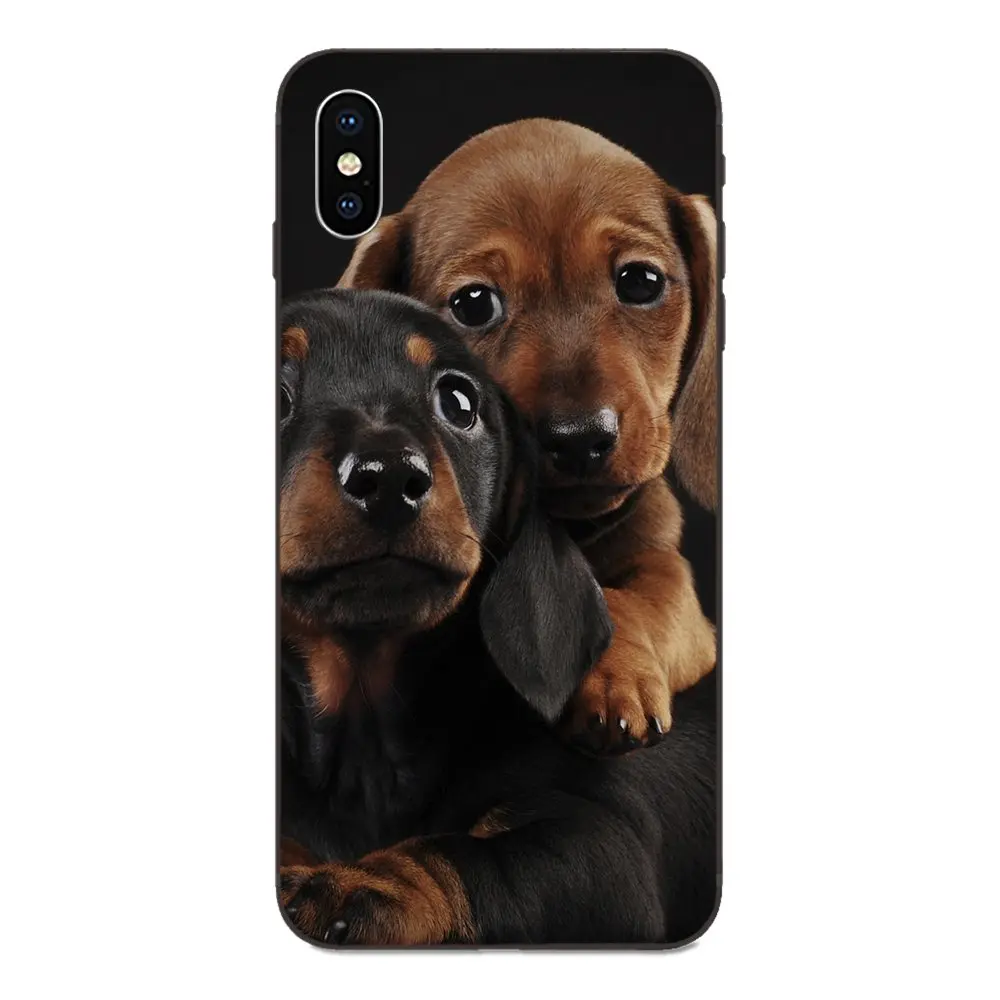 as picture Плюс в виде симпатичных животных щенок таксы для Galaxy A3 A5 A6 A6s A7 A8 A9 A10 A20E A30 A40 A50 A60 A70 A80 A90 плюс - Цвет: as picture