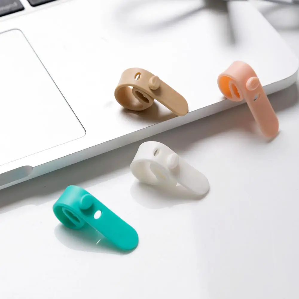 12 шт. многофункциональный настольный телефонный кабельный сматыватель зажим для