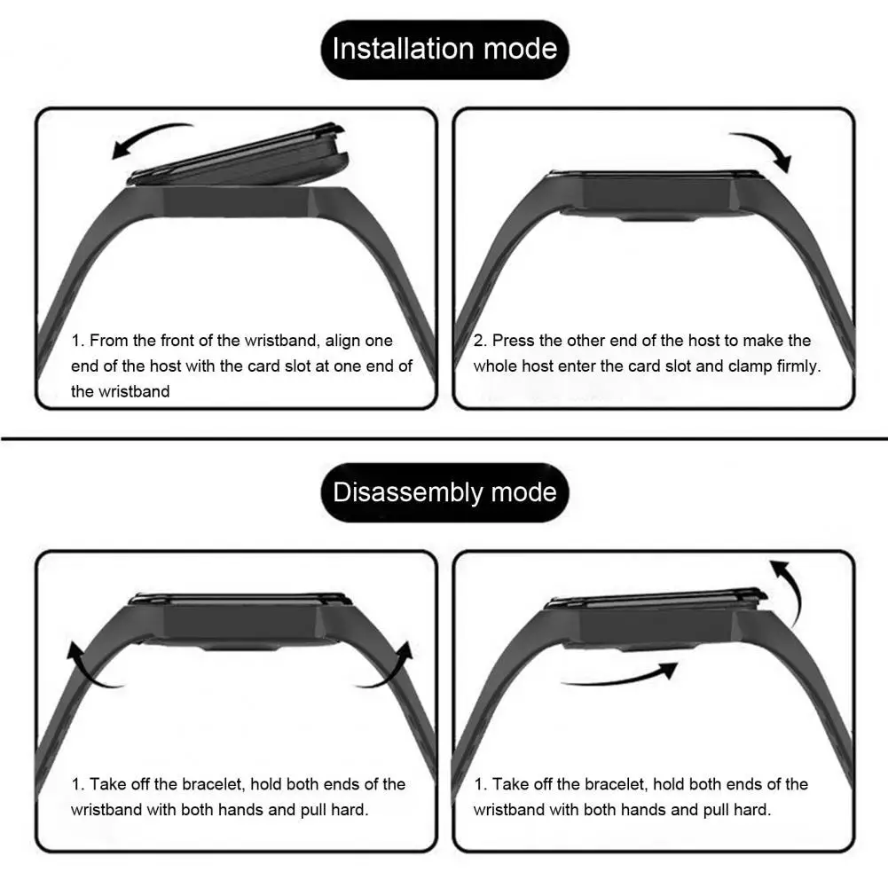 

Водонепроницаемый сменный ремешок для смарт-часов Xiaomi Mi Band 5/6/NFC