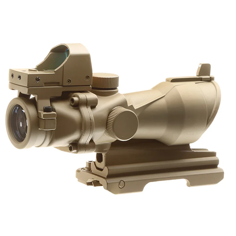Прицел для охоты AIM ACOG 4X32 прицел винтовки с красной точкой тактический оптический