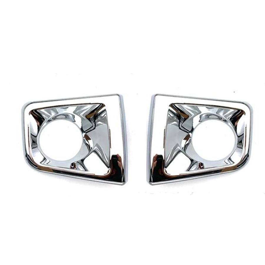 

2pcs Chrome Car Front Fog Light Cover Trim ABS For Toyota Tacoma 2016 - 2019