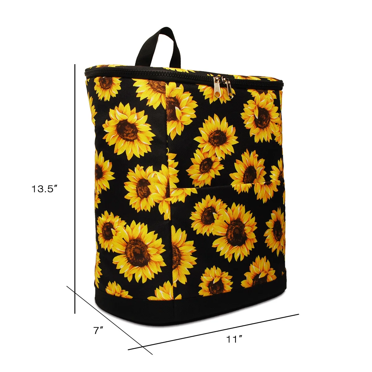 2021 new design large capacity multi leopard cowprint summer insulated cooler backpack folding sunflower keep cold bag for beach free global shipping