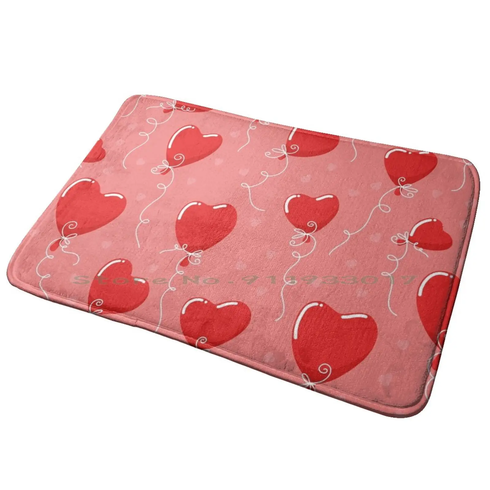 Воздушные шары ко Дню Святого Валентина коврик для входной двери ванной Khabib