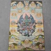 35 thangka embroidery tibetan buddhism silk embroidery brocade nepal green tara bodhisattva save eight difficult mothers thangk