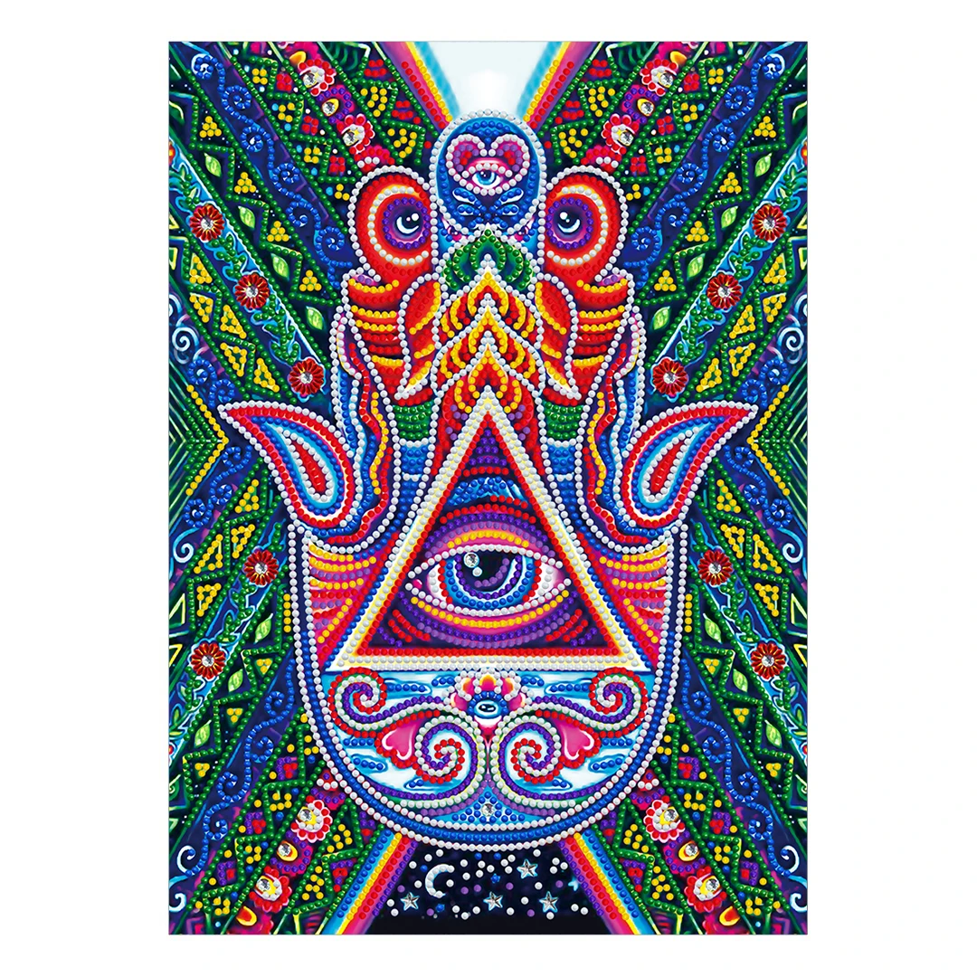 

Glow In Dark Eye 5D Luminous Diamond Painting DIY Adult Craft Partial Round Drill Rhinestone Embroidery Resin Best Gift
