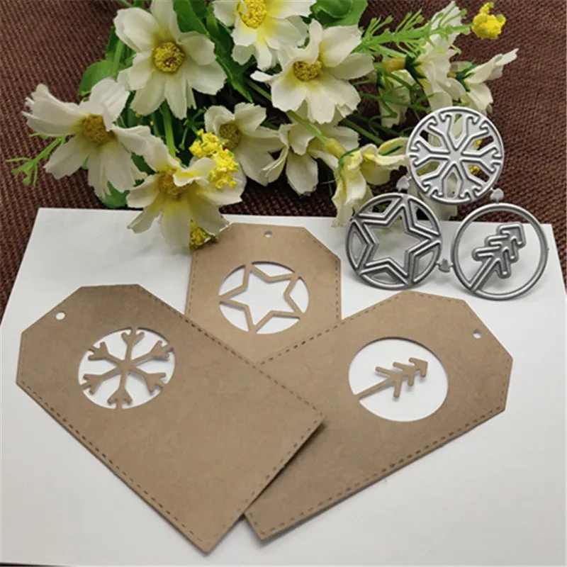 3 шт. трафареты для резки новогодней елки|Вырубные штампы| |