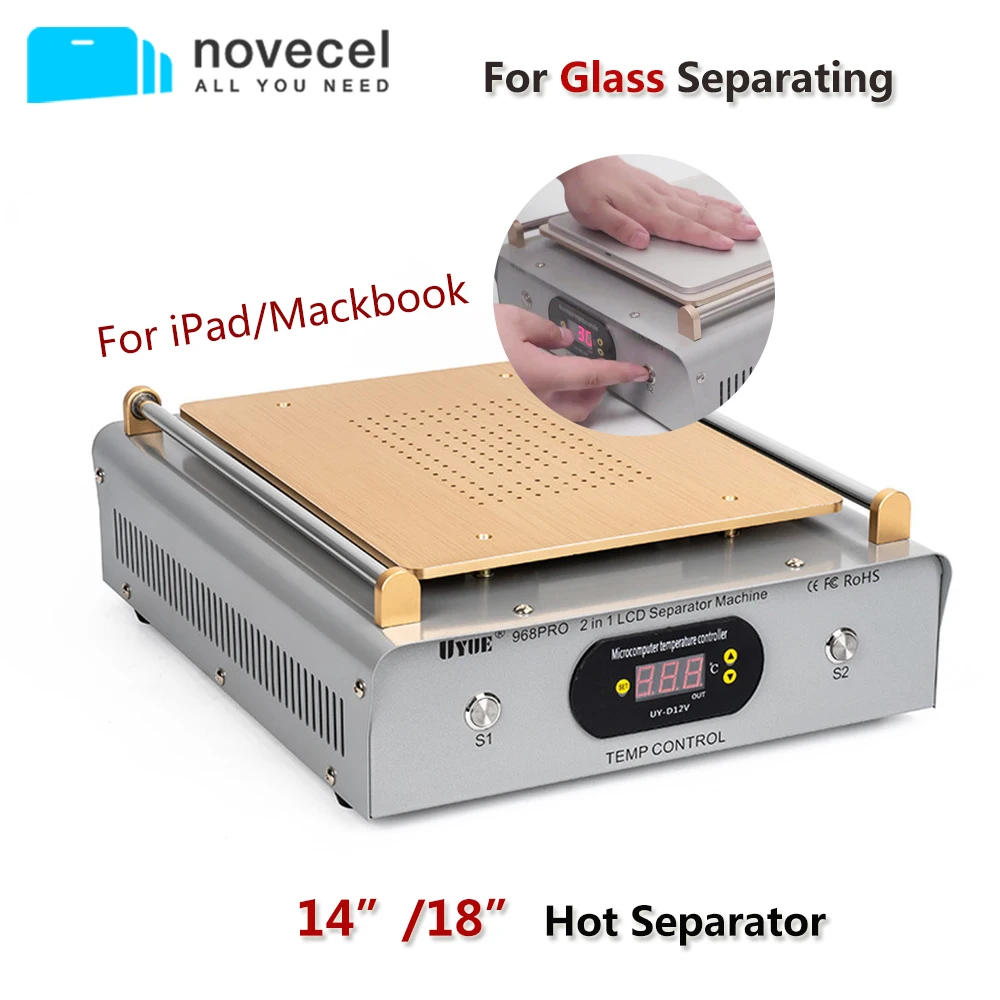 Профессиональный сепаратор для ЖК экрана двойные насосы 14 дюймов 18 аппарат