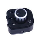 Новый хромированный зеркальный Регулируемый переключатель для Jetta MK5 Golf MK5 MK6 Rabbit Eos Passat B6 3C Tiguan 1K0 959 565 5ND959565B