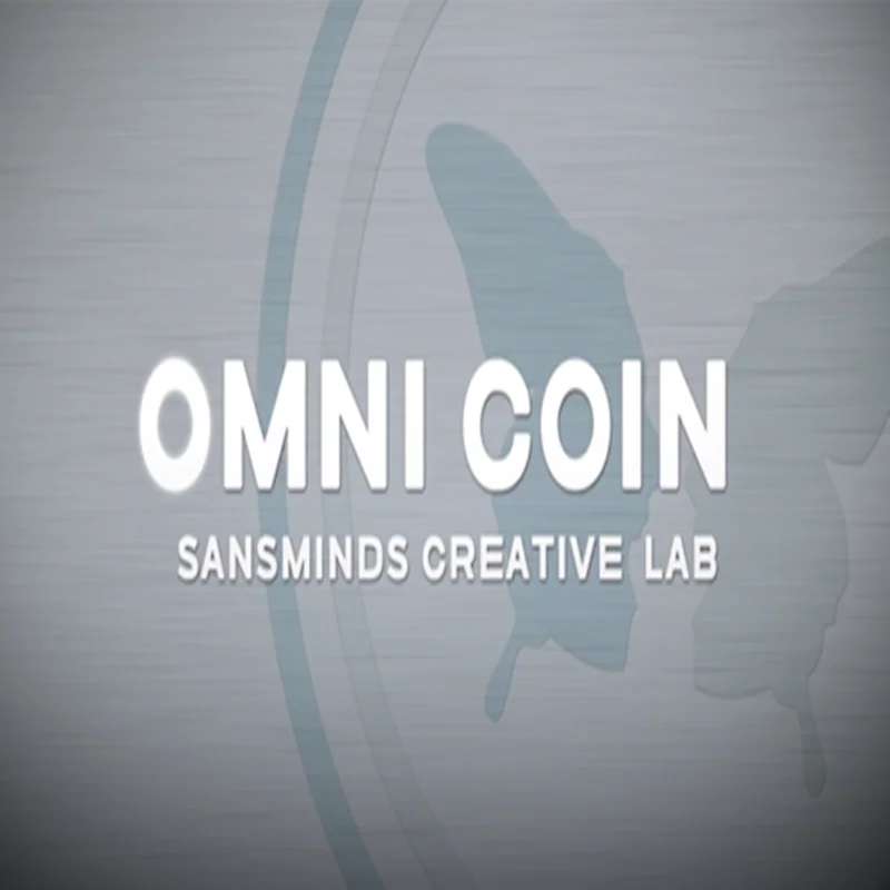 Omni Coin US version (DVD и Gimmicks) от SansMinds Creative Lab Close up Magic Tricks иллюзии магический реквизит