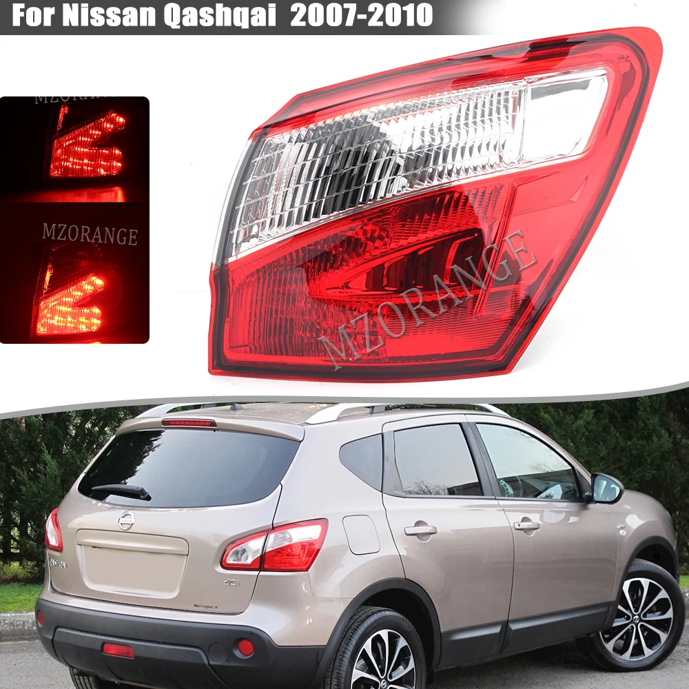 Автомобильная светодиодная задняя фара в сборе внешняя для Nissan Qashqai 2010-2014 версия