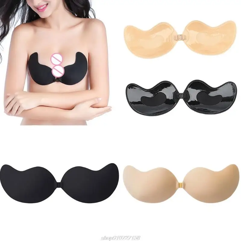 Женский бюстгальтер в форме фруктов невидимый липкий пуш-ап с открытой спиной