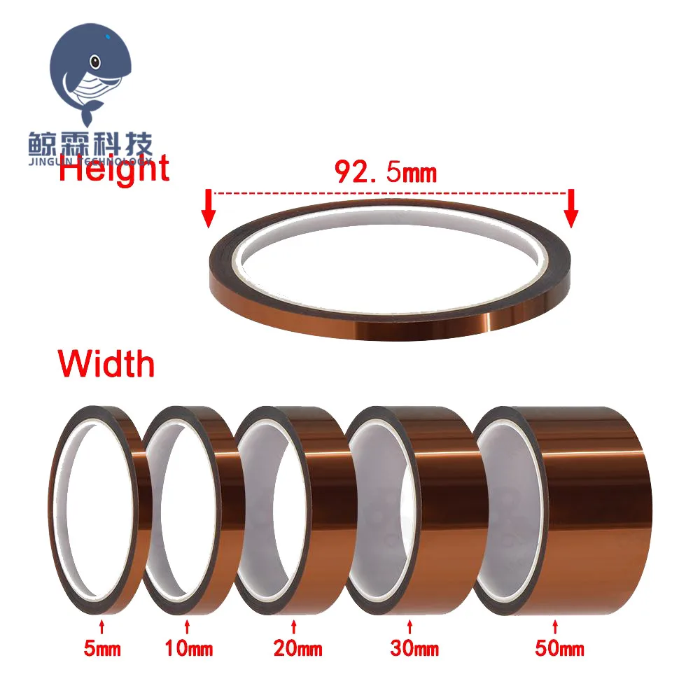 

High Temperature Heat BGA Tape Thermal Insulation Tape Polyimide Adhesive Insulating adhesive Tape 3D printing Board protection