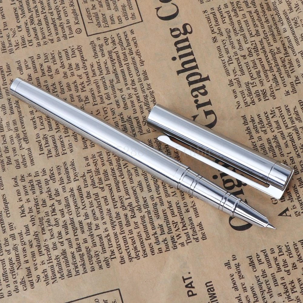 Jinhao 126 оригинальная серебристая ручка с капюшоном перьевая ручка|Перьевые ручки|