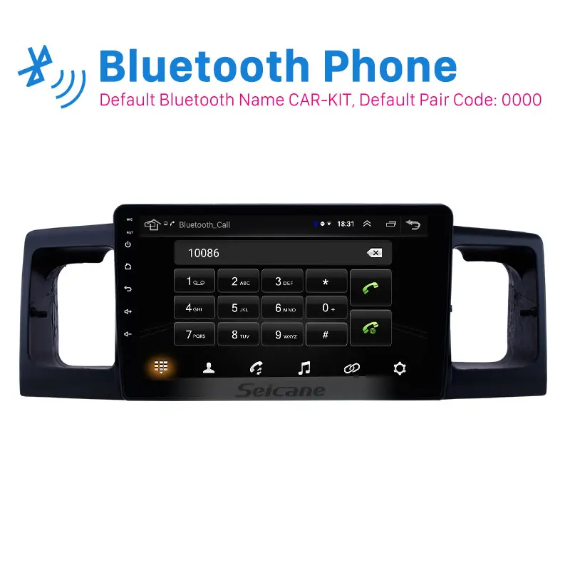 Seicane 9 дюймов 2din Android 8 1 Автомобильный GPS мультимедийный плеер стерео для 2013 Toyota