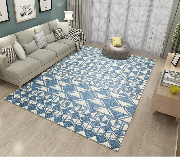 値段 カスタマイズされた北欧カーペットリビングルームの寝室ルームベッドサイド毛布