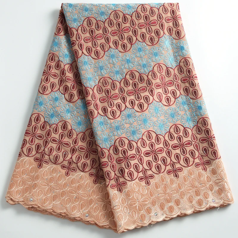 Высококачественная вышитая африканская кружевная ткань Zhenguiru красивая