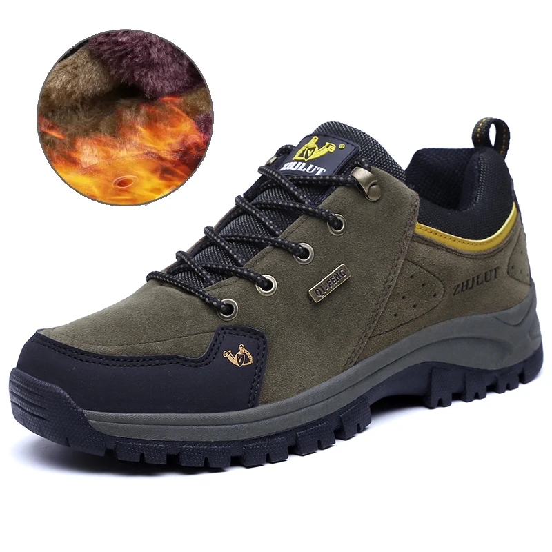 

Autumn Winter Men Hiking Shoes Women Waterproof Trekking Boots Breathable Sports Mountain Climbing Shoes Big Size 36-47