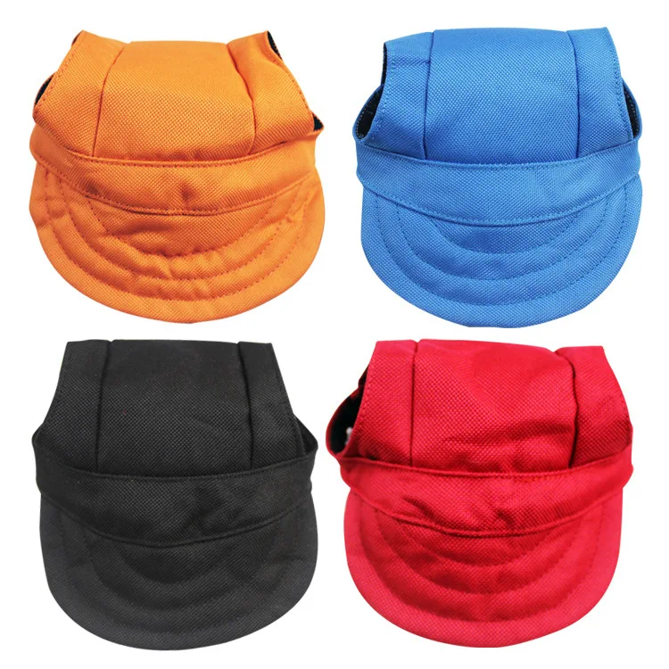 Шапочка для домашних собак летняя Солнцезащитная шляпа с принтом щенка