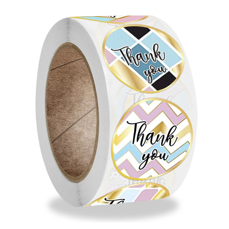 

Наклейки круглые для скрапбукинга, 8 типов, 500 шт./рулон