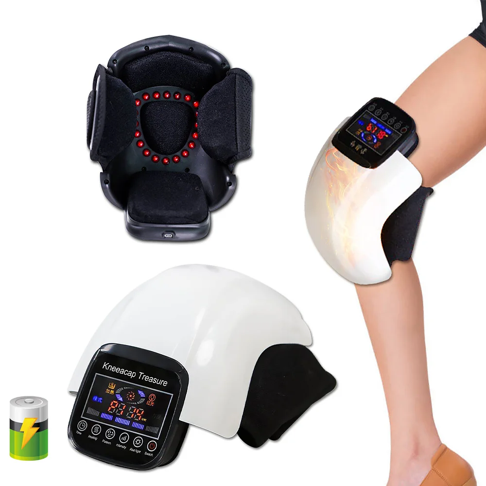 Heating Knee Massager Electric Knee Massage Machine with Infrared Heated Vibration Physiotherapy Arthritis Joint Pain Relief