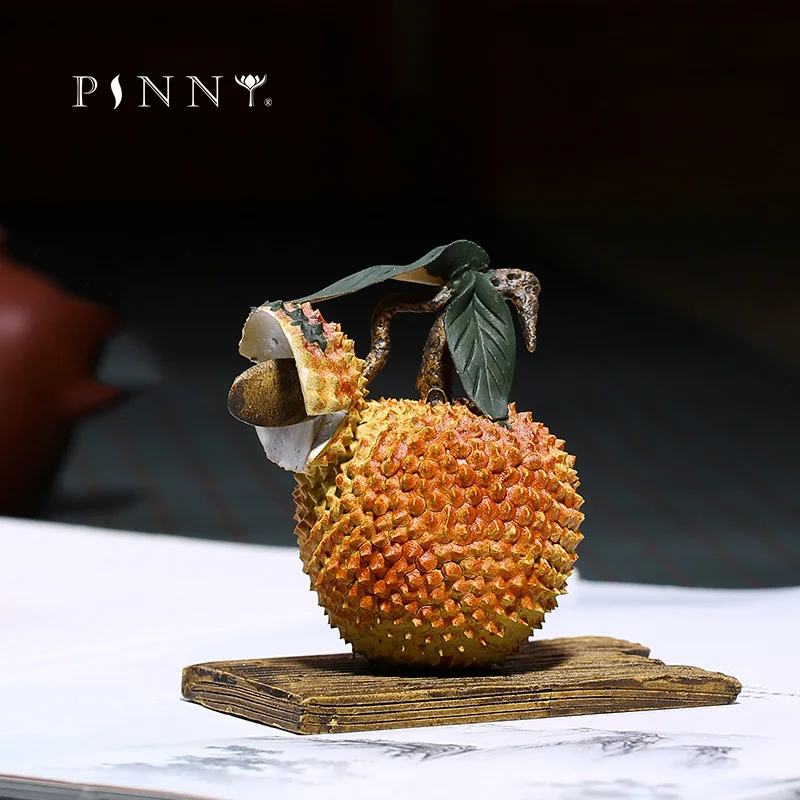 PINNY фиолетовая глина личи скульптура ручной работы керамика кунг фу чайная