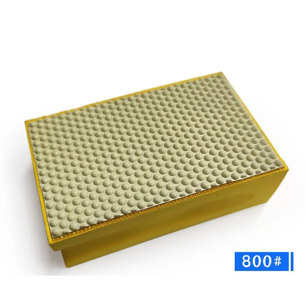 

90*55mm Foam Backed Glass Polishing Pad Ceramic Tile Grinding Diamond Abrasive 800# /1500# /3500# Power Tools Accessories