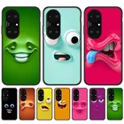Чехол для huawei p30 lite P40 P20 P50 Pro, чехлы с забавным лицом Mate 20 Lite Honor 8X 9X 20 Pro 9A P Smart 2019, силиконовый чехол P30Lite