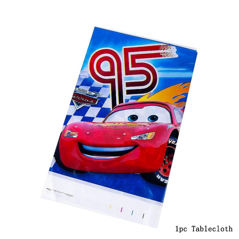 

Disney Cars Lightning Mcqueen Theme Party Disposable Tableware Plates Napkins Straws Decorations Baby Shower Kids Favor Supplies