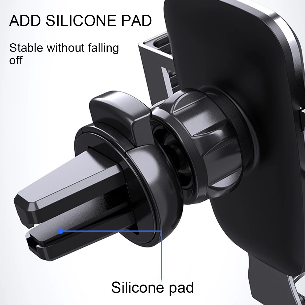 gravity car phone holder air vent clip mount mobile cell stand smartphone gps support for iphone 12 huawei xiaomi universal car free global shipping
